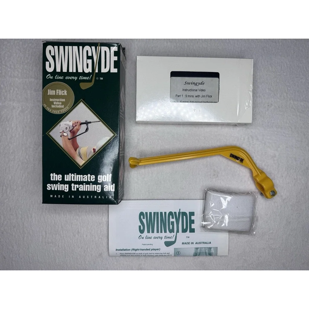 Swingyde Golf Swing Trainer Training Aid Instructional Device Vintage